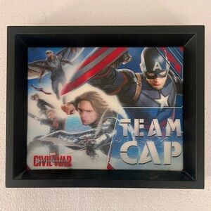 Marvel Captain America Civil War Team Cap 3D Wall Art